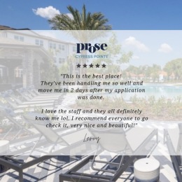 We’re so glad you think so too, Leroy!✨
Your glowing feedback is greatly appreciated.
🔑 Immediate Move-in Available!
Major Upfront Savings!!! 🤑
CALL TODAY!
o: 321-455-8288
To discover why residents are falling in love with our community, tap the link in the bio!
.
.
.
.
.
.
.
.
.
.
#prosecypresspointe #prose #nowopen #winterhaven #winterhavenflorida #davenport #lakeland #orlando #bartow #lakewales #apartment #apartmentliving #brandnew #petfriendly #explore #explorepage #lowprice #easy ... Instagram post from @ProseCypressPointe on July 17, 2024 22:13:21pm